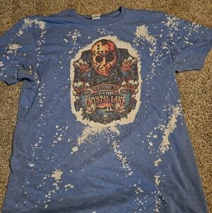 Gildan Blue Graphic Tee with Splatter Design - Jason